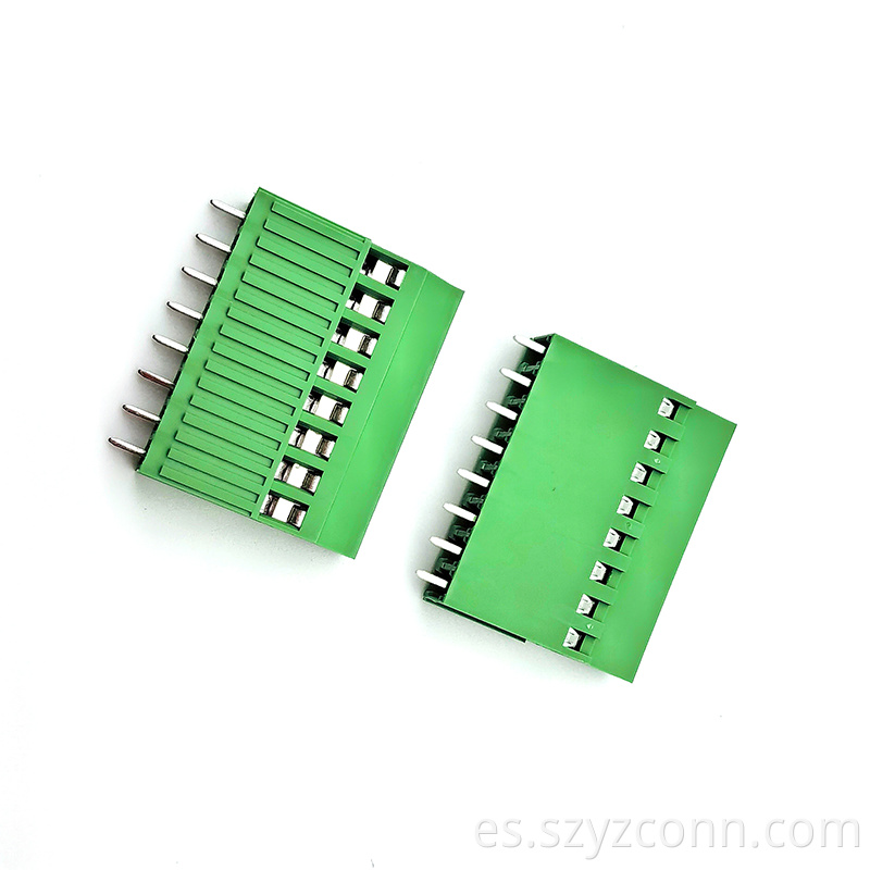 Terminal block screw type green